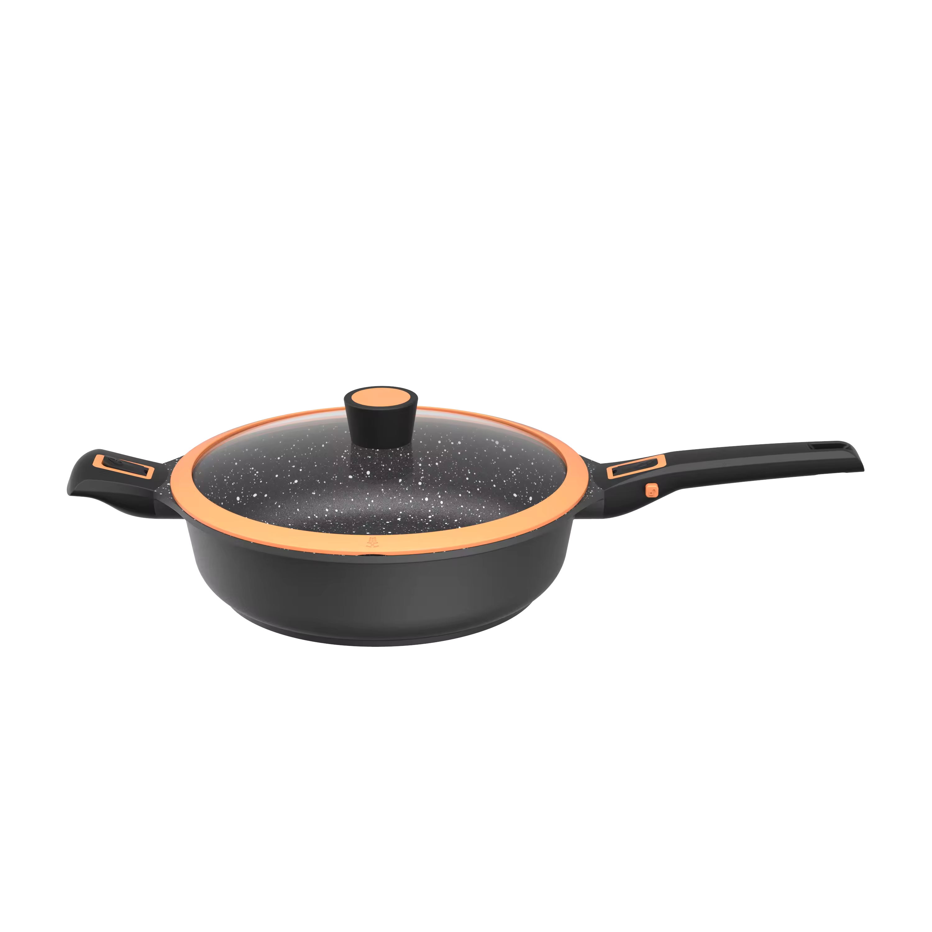 Leerpan อลูมิเนียม sobadora de pota loaf หล่ออลูมิเนียมเค้กลึกทอดไอศกรีม ast เครื่องกระทะคู่พร้อมฝาปิด