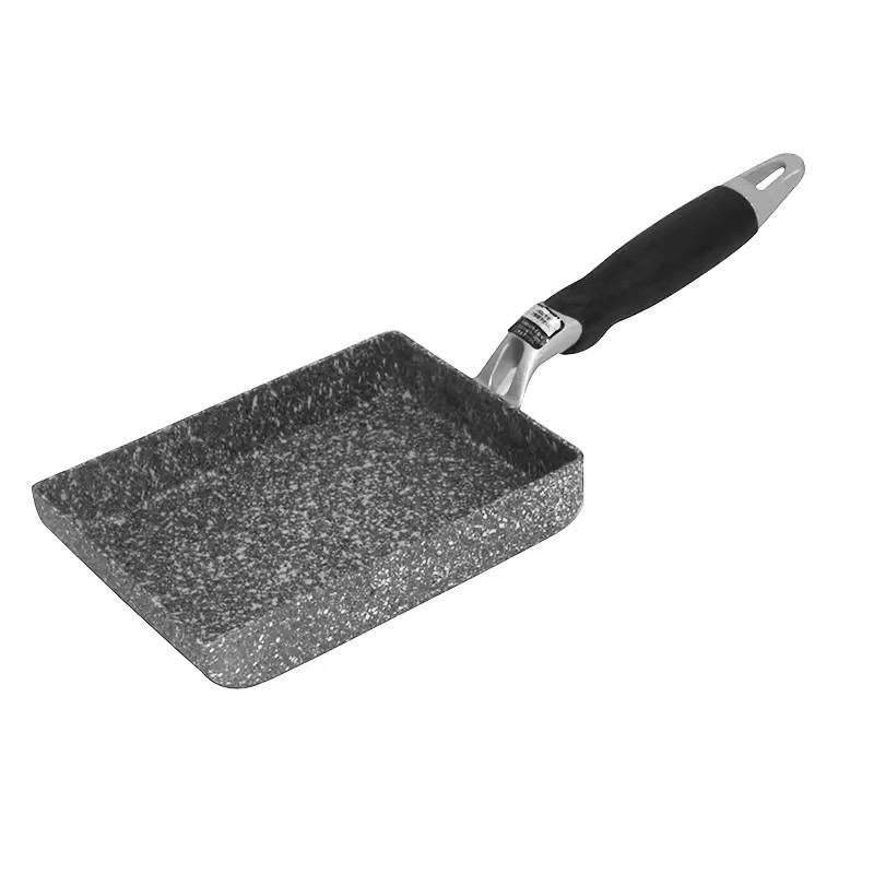 อเนกประสงค์ในร่มขนาดที่กำหนดเองกระทะย่างการเหนี่ยวนำสเต็กไร้ควันไม่ติดกระทะย่างครัว