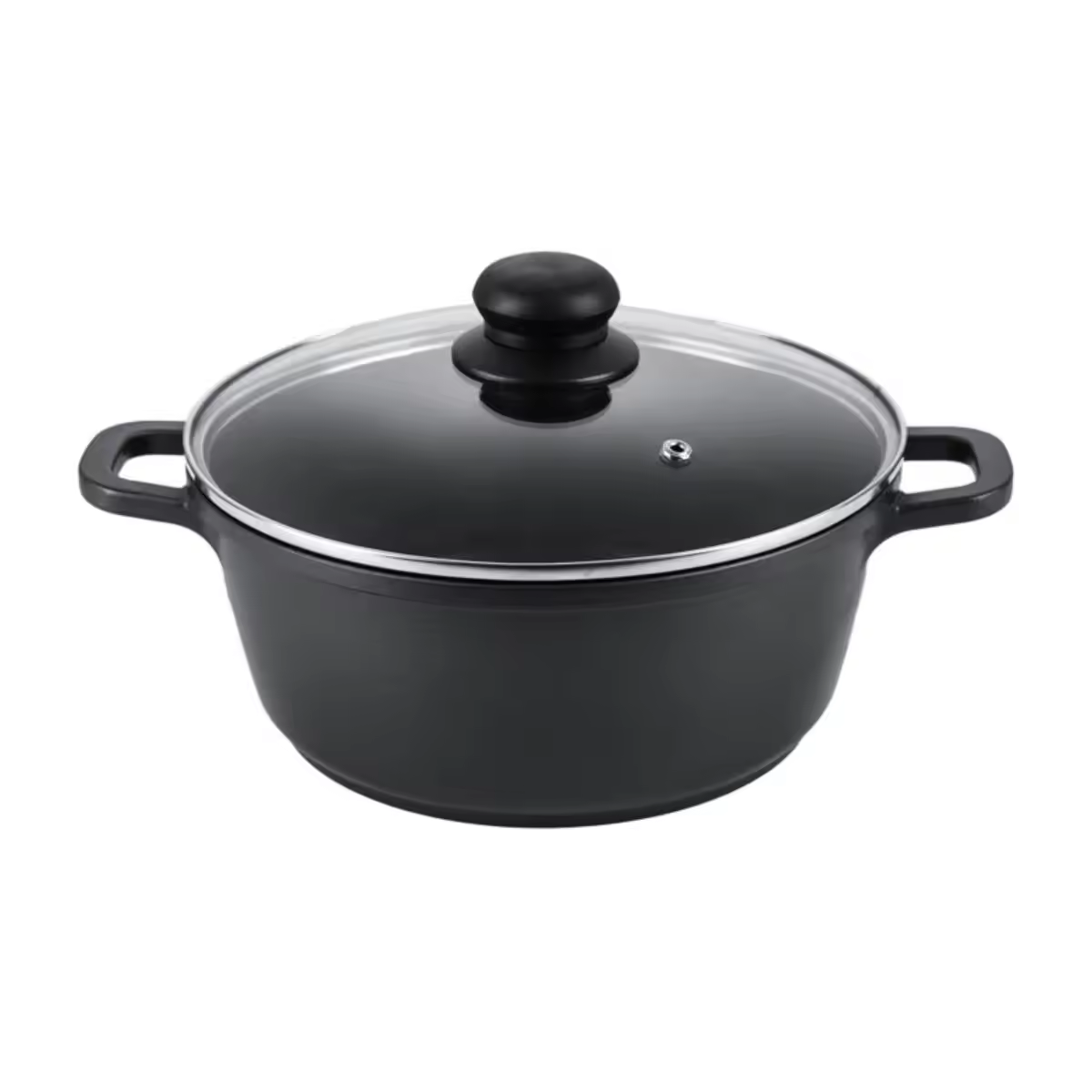 โลโก้ที่กำหนดเองที่ทนทานเคลือบเซรามิกไม่ติดหม้อกระทะอลูมิเนียมหม้อพร้อมฝาปิด