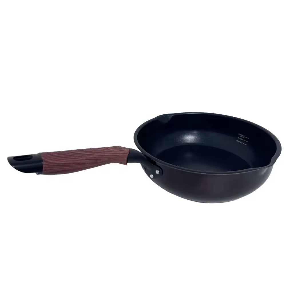 โลโก้ที่กำหนดเองเครื่องครัวอลูมิเนียมละลายหม้อซอสกระทะสำหรับทำอาหาร